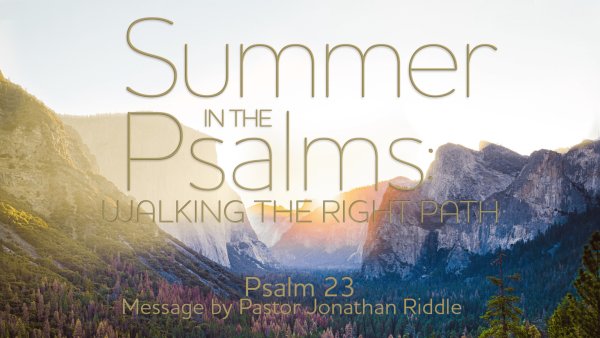 Summer in the Psalms: Walking the Right Path