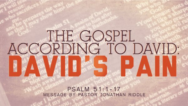 The Gospel According to David: David's Pain